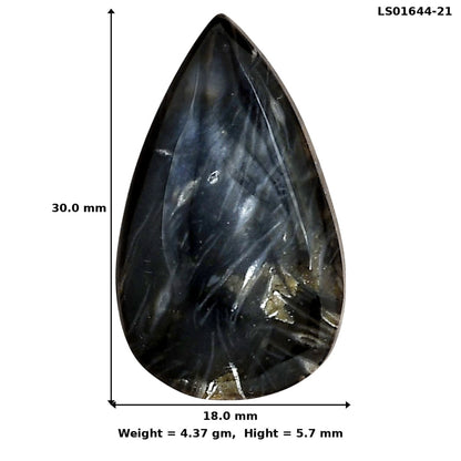 Bat Cave Jasper 30x18x5.7 mm Pear Gemstone LS01644-21