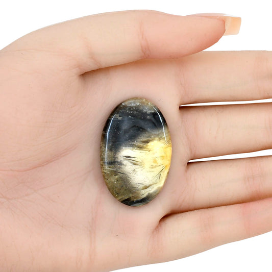 Bat Cave Jasper 37.8x24.9x5.6 mm Oval Gemstone LS01647-21