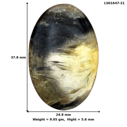 Bat Cave Jasper 37.8x24.9x5.6 mm Oval Gemstone LS01647-21