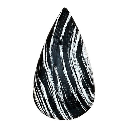 Silver Leaf Obsidian 31.4x17.45x6 mm Pear Gemstone LS01661-22