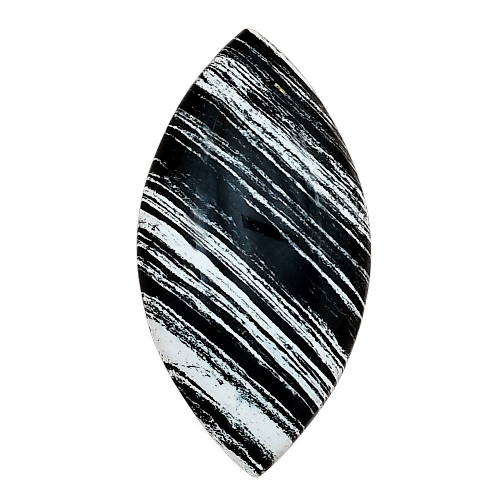 Silver Leaf Obsidian 34.2x18x6.4 mm Marquise Gemstone LS01663-22