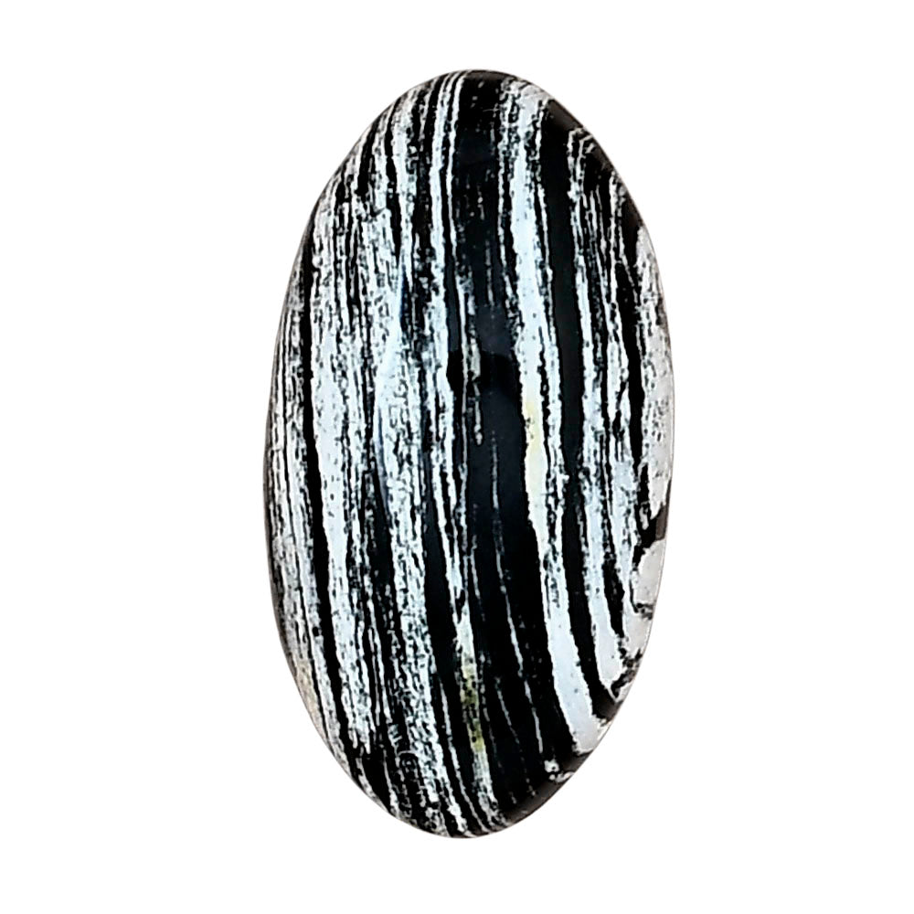 Silver Leaf Obsidian 24.7x13.3x6.7 mm Oval Gemstone LS01665-22