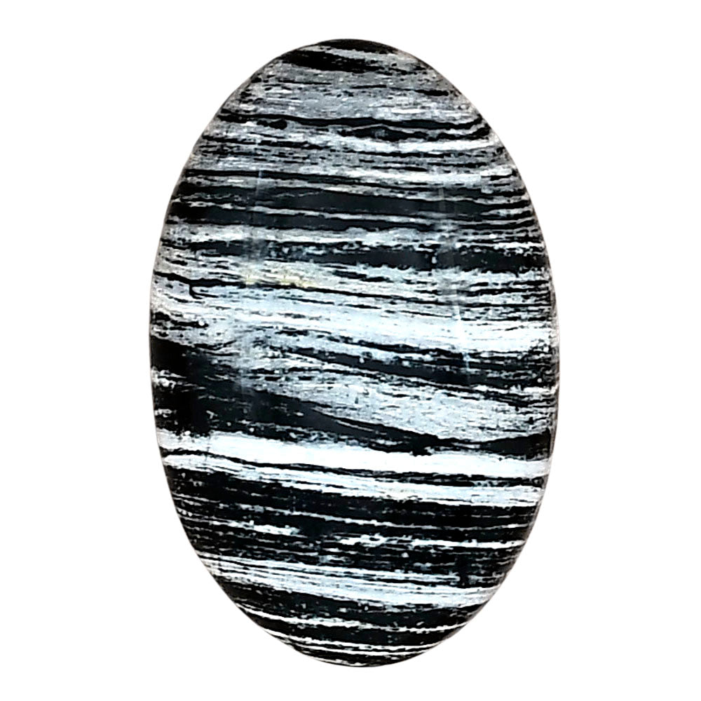 Silver Leaf Obsidian 27.34x17.8x6 mm Oval Gemstone LS01671-22
