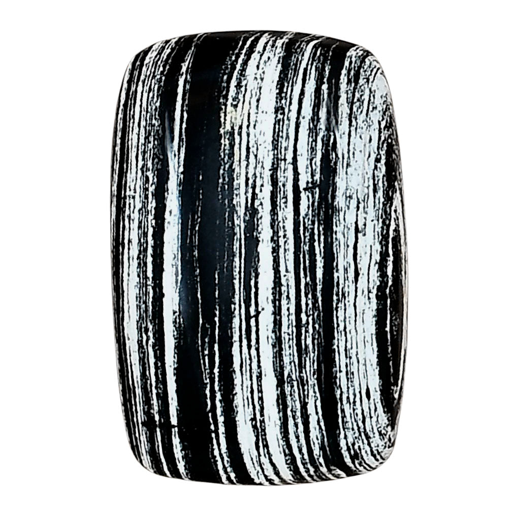 Silver Leaf Obsidian 25.74x16.8x5.7 mm Baguette Gemstone LS01672-22
