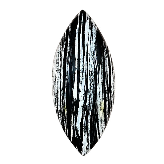Silver Leaf Obsidian 30.5x13.2x6.6 mm Marquise Gemstone LS01673-22