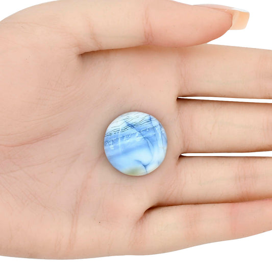 Owyhee Opal 21.5x21.5x6.3 mm Round Gemstone LS01689-23