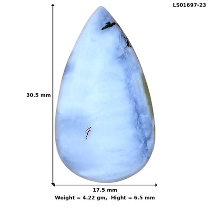 Owyhee Opal 30.5x17.5x6.5 mm Pear Gemstone LS01697-23