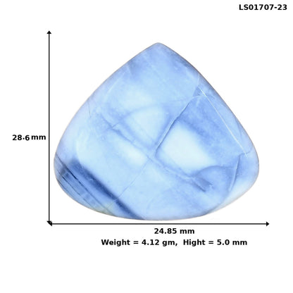 Owyhee Opal 28.6x24.85x5 mm Heart Gemstone LS01707-23