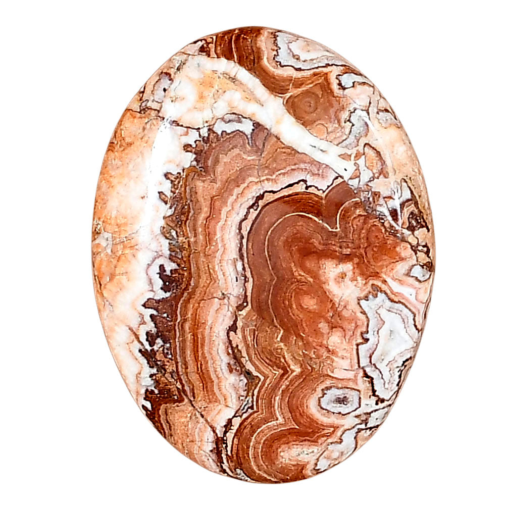 Rosetta Picture Jasper 30.5x22.8x5.5 mm Oval Gemstone LS01720-24