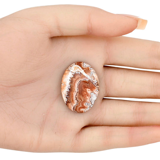 Rosetta Picture Jasper 30.5x22.8x5.5 mm Oval Gemstone LS01720-24