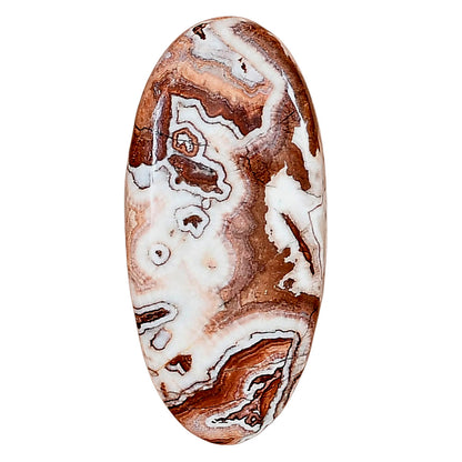 Rosetta Picture Jasper 34.2x16x5 mm Oval Gemstone LS01732-24