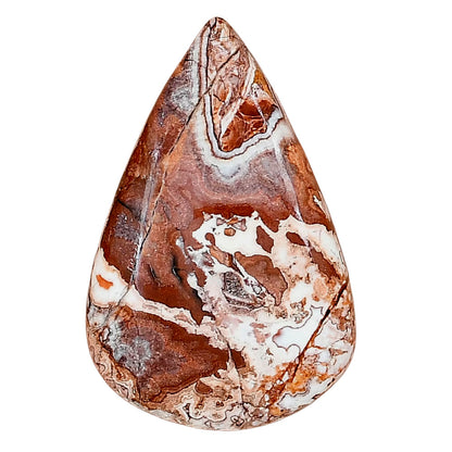 Rosetta Picture Jasper 33.6x22.1x6 mm Pear Gemstone LS01739-24