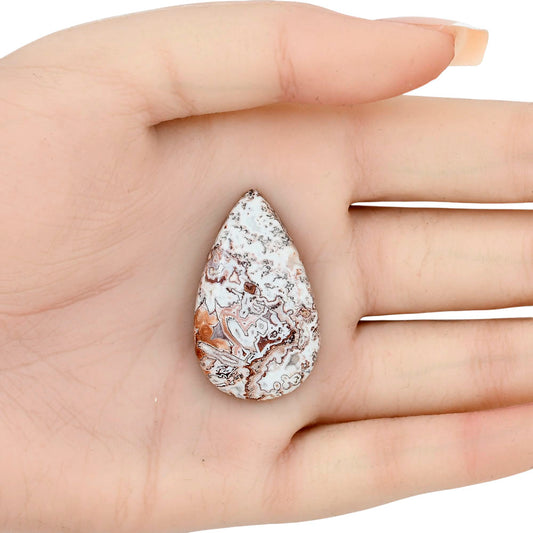 Rosetta Picture Jasper 35.6x21.4x6 mm Pear Gemstone LS01740-24