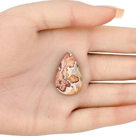 Rosetta Picture Jasper 28.7x18x5.5 mm Pear Gemstone LS01744-24