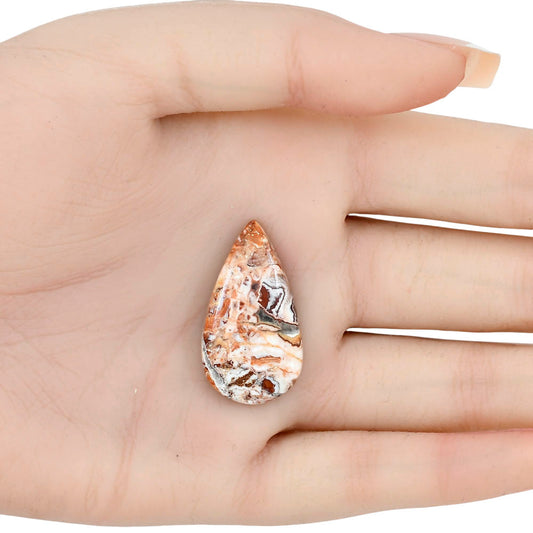 Rosetta Picture Jasper 31x17.2x5.5 mm Pear Gemstone LS01745-24