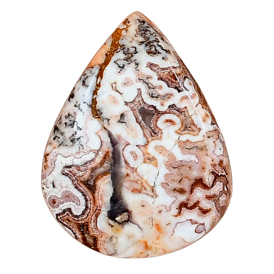 Rosetta Picture Jasper 26.2x20.2x6 mm Pear Gemstone LS01750-24