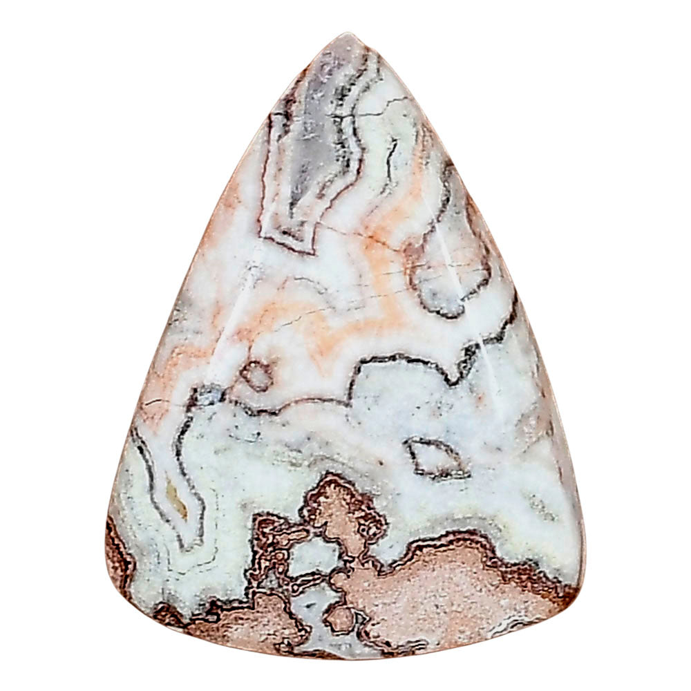 Rosetta Picture Jasper 25.3x19.3x5 mm Pear Gemstone LS01753-24
