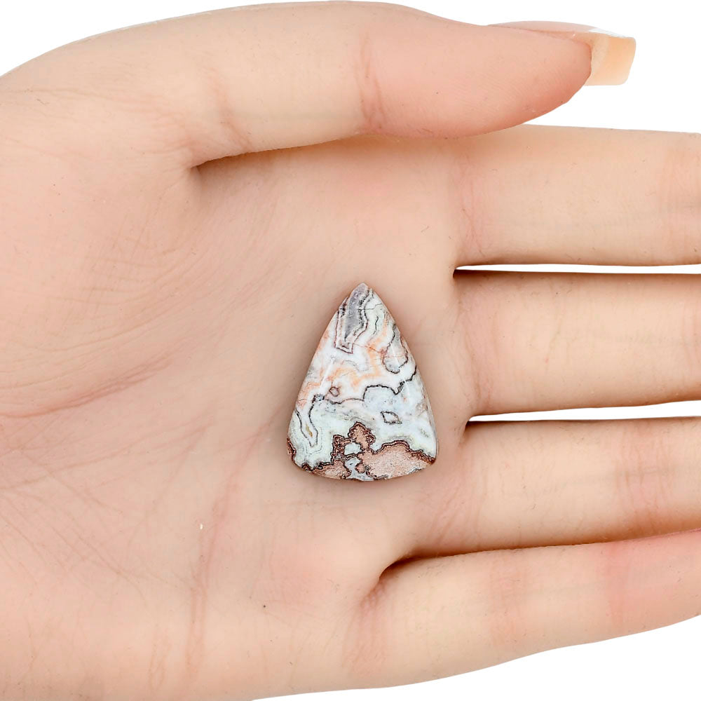 Rosetta Picture Jasper 25.3x19.3x5 mm Pear Gemstone LS01753-24