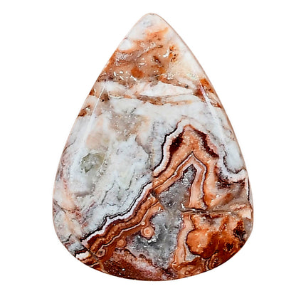 Rosetta Picture Jasper 31.3x23.4x5 mm Pear Gemstone LS01756-24