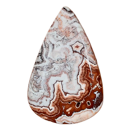 Rosetta Picture Jasper 31.4x20.3x6 mm Pear Gemstone LS01758-24