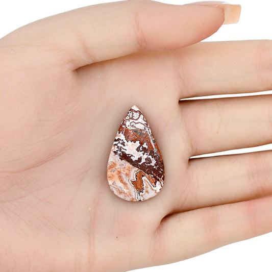 Rosetta Picture Jasper 31.7x19.2x5 mm Pear Gemstone LS01766-24
