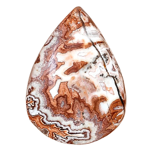 Rosetta Picture Jasper 28.6x21x6.5 mm Pear Gemstone LS01770-24