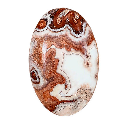 Rosetta Picture Jasper 26.5x17.2x6 mm Oval Gemstone LS01773-24