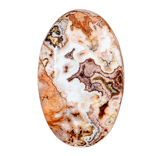 Rosetta Picture Jasper 27.6x17.4x6 mm Oval Gemstone LS01774-24