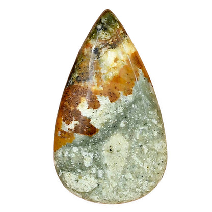 Rocky Butte Picture Jasper 33.8x20x5.5 mm Pear Gemstone LS01782-25