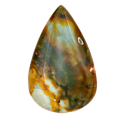 Rocky Butte Picture Jasper 30.7x19.8x6.2 mm Pear Gemstone LS01783-25