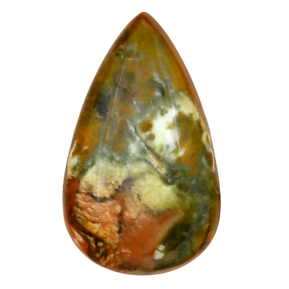 Rocky Butte Picture Jasper 30.7x18.5x6.8 mm Pear Gemstone LS01794-25