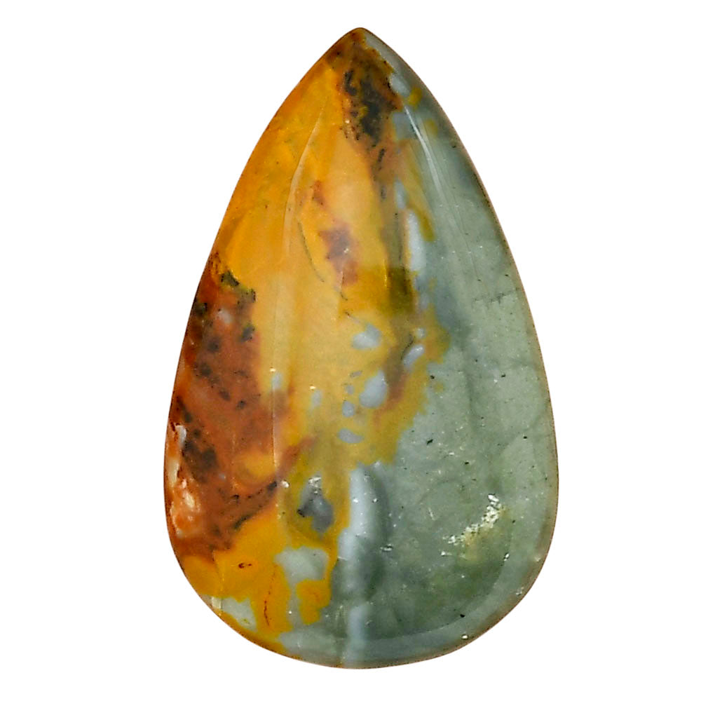 Rocky Butte Picture Jasper 30.8x19x5.5 mm Pear Gemstone LS01795-25