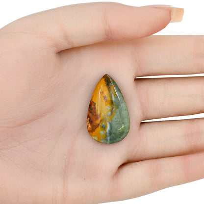 Rocky Butte Picture Jasper 30.8x19x5.5 mm Pear Gemstone LS01795-25