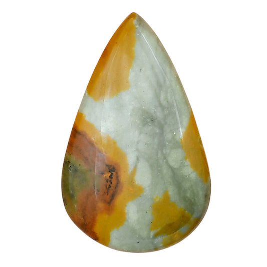 Rocky Butte Picture Jasper 32x20x5.7 mm Pear Gemstone LS01796-25