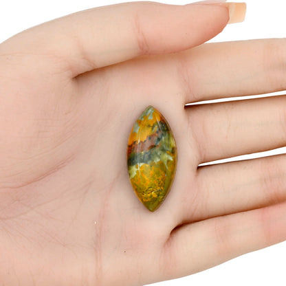 Rocky Butte Picture Jasper 33.4x16.4x6.8mm Marquise Gemstone LS01797-25