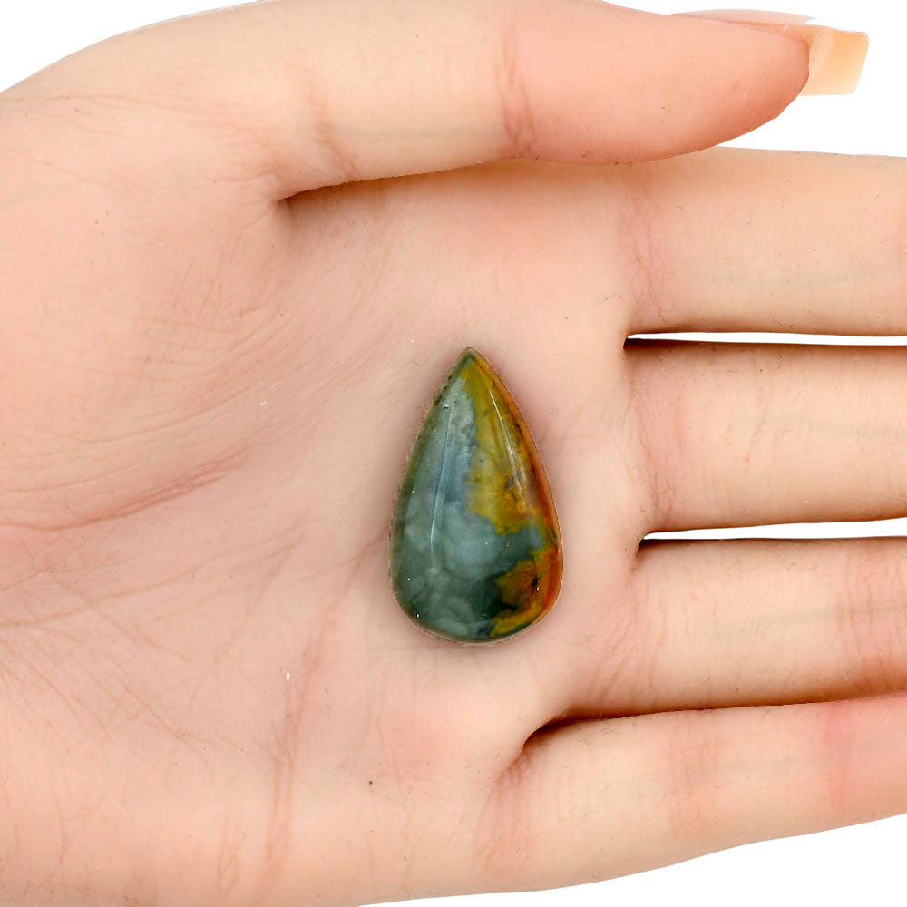Rocky Butte Picture Jasper 28.9x17x6.7 mm Pear Gemstone LS01801-25