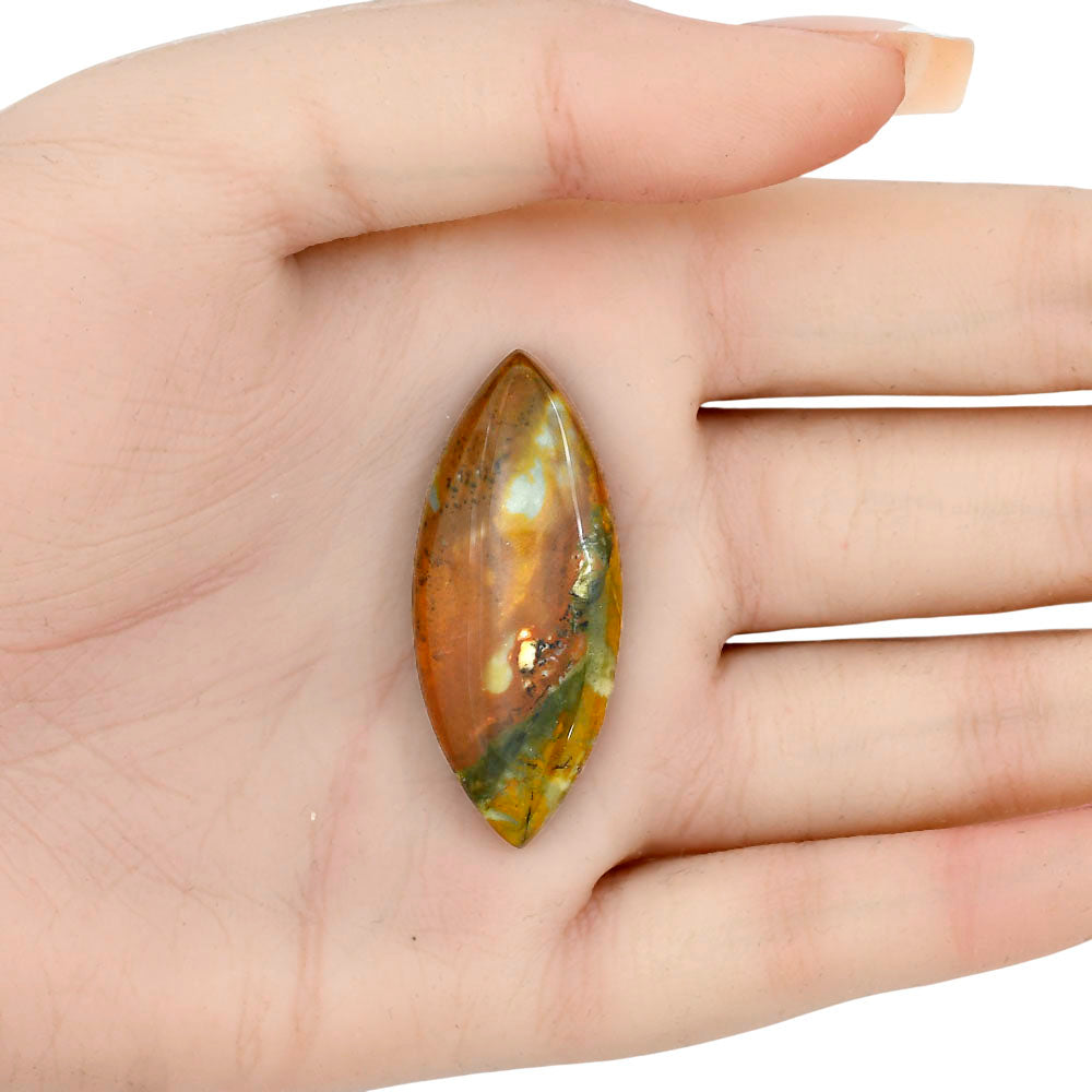 Rocky Butte Picture Jasper 41x17.4x6.5 mm Marquise Gemstone LS01804-25