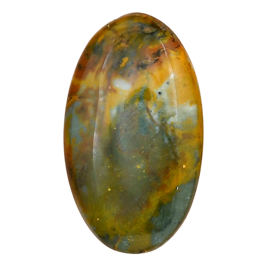 Rocky Butte Picture Jasper 33.8x20x6.5 mm Oval Gemstone LS01807-25