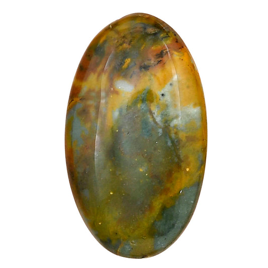 Rocky Butte Picture Jasper 33.8x20x6.5 mm Oval Gemstone LS01807-25