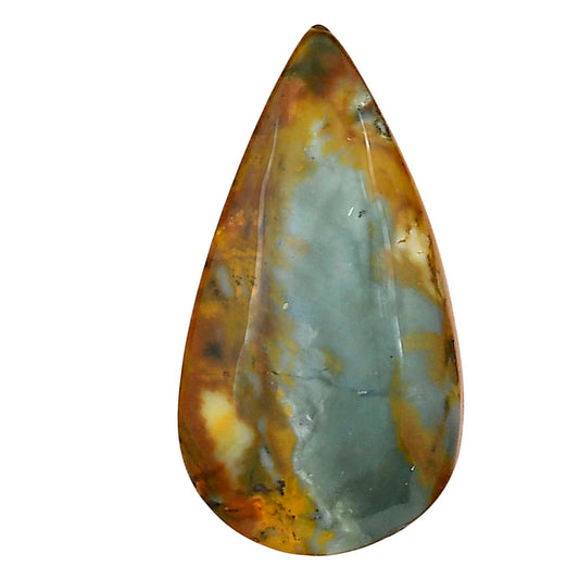 Rocky Butte Picture Jasper 31.3x17x6.5 mm Pear Gemstone LS01809-25