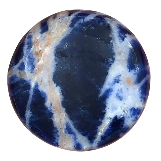 Sodalite 29.4x29.4x6.8 mm Round Gemstone LS01812-26