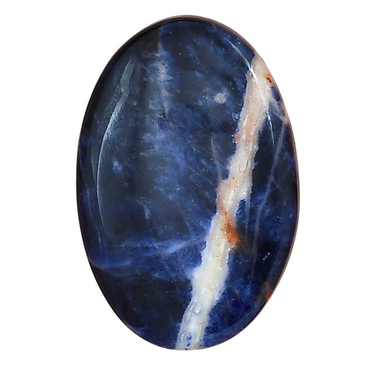 Sodalite 33.5x22.5x5.8 mm Oval Gemstone LS01816-26