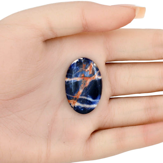 Sodalite 31.3x20.8x6.5 mm Oval Gemstone LS01818-26