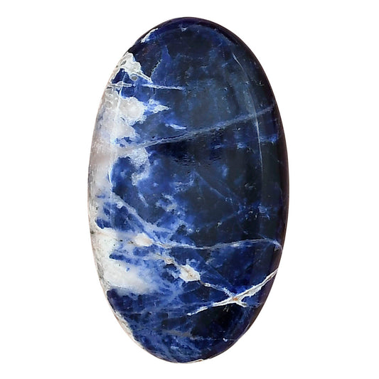 Sodalite 37.8x22x5.3 mm Oval Gemstone LS01822-26