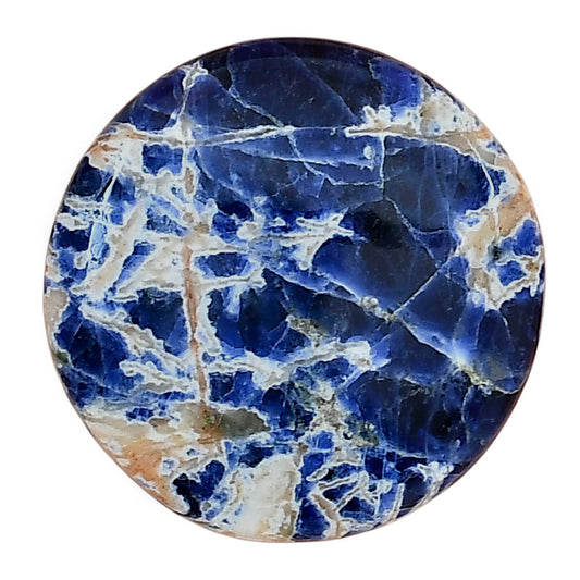 Sodalite 26.3x26.3x5 mm Round Gemstone LS01824-26