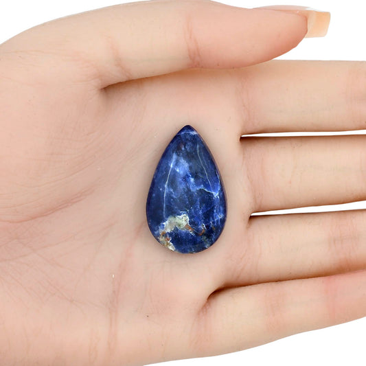 Sodalite 31.5x20x7.2 mm Pear Gemstone LS01825-26