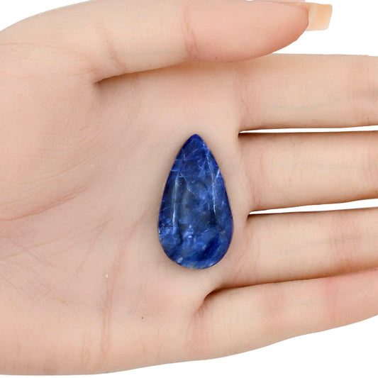 Sodalite 32x18.5x5.7 mm Pear Gemstone LS01826-26