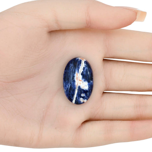 Sodalite 28x18x5.19 mm Oval Gemstone LS01829-26