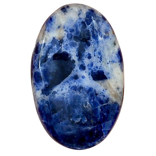 Sodalite 37x23.55x5.4 mm Oval Gemstone LS01837-26