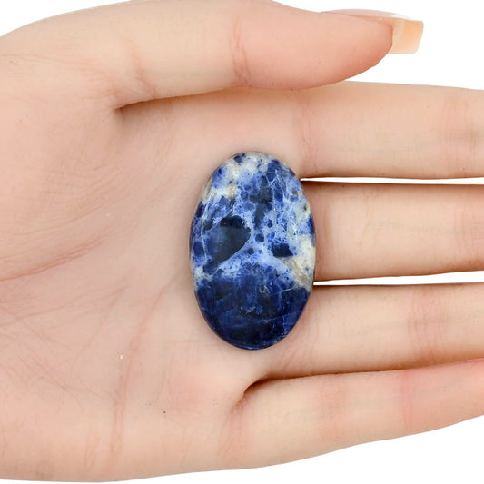 Sodalite 37x23.55x5.4 mm Oval Gemstone LS01837-26